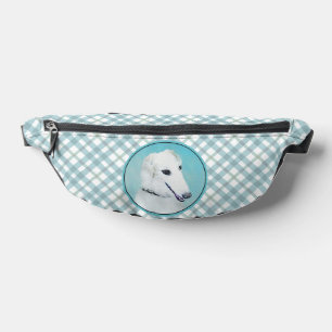 Borzoi Peinture blanche russe Wolfhound Chien Art