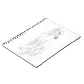 Borzoi russe Wolfhound Carnet d'art chien (Côté gauche)