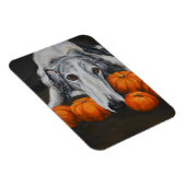Borzoi Russe Wolfhound Chien Art Magnet flexible (Côté Droit)