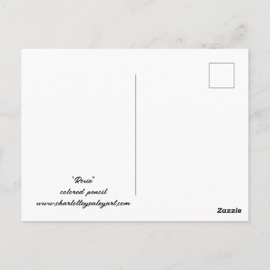 Borzoi Russie Wolfhound Canine Art carte postale (Dos)