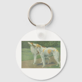Borzoi (Russische wolfshond) Sleutelhanger