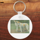 Borzoi (Russische wolfshond) Sleutelhanger (Voorkant)
