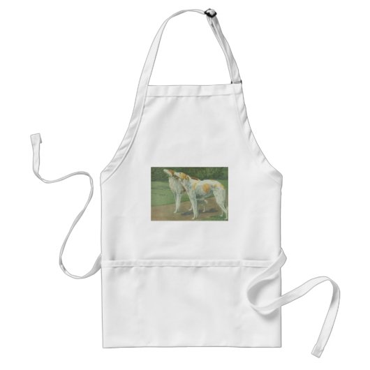 Borzoi (Russische wolfshond) Standaard Schort (Voorkant)