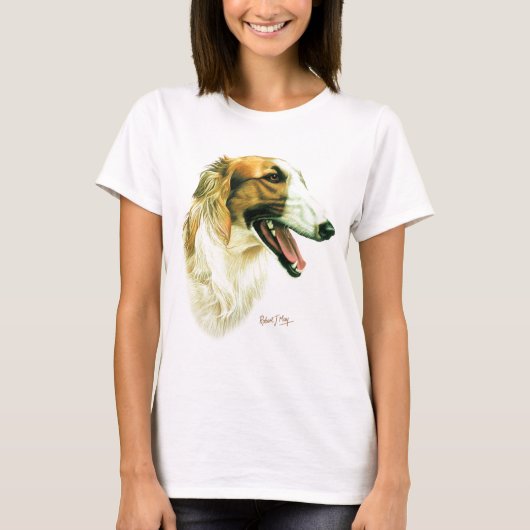 Borzoi T-shirt (Voorkant)