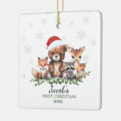 BOS 1E KERST KERAMISCH ORNAMENT (Links)
