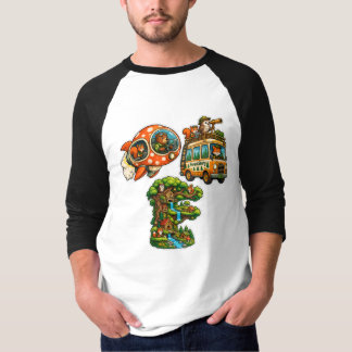 Bos Avontuur Dieren T-Shirt – Mooie Bos E