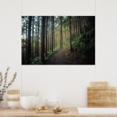 Bos | Bergen van Wakayama Japan Poster (Keuken)