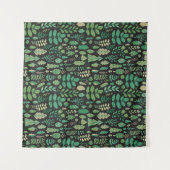  bos bloemennaadloos ontwerp wandkleed (Voorkant (horizontaal))