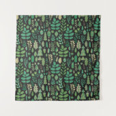  bos bloemennaadloos ontwerp wandkleed (Voorkant)