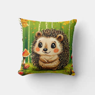 🦔 Bos bos decor cadeau voor natuur liefhebbers 🌿 Kussen