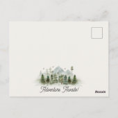 Bos bos geboortepartij uitnodiging (Achterkant)