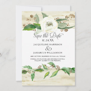 Bos Bosgrond Blad BOHO Foto Bewaar de Datum Save The Date