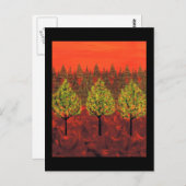 bos briefkaart (Voorkant / Achterkant)