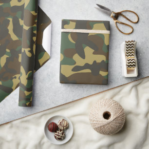 Bos camouflage  cadeaupapier