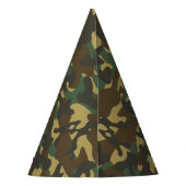 Bos camouflage feesthoedjes (Achterkant)