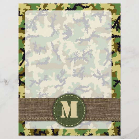 Bos camouflage flyer (Voorkant)