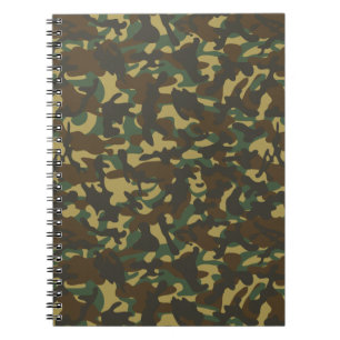 Bos camouflage notitieboek