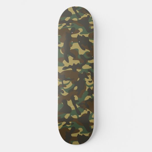 Bos camouflage skateboard (Voorkant)