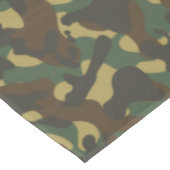 Bos camouflage tafelkleed (Gekanteld)
