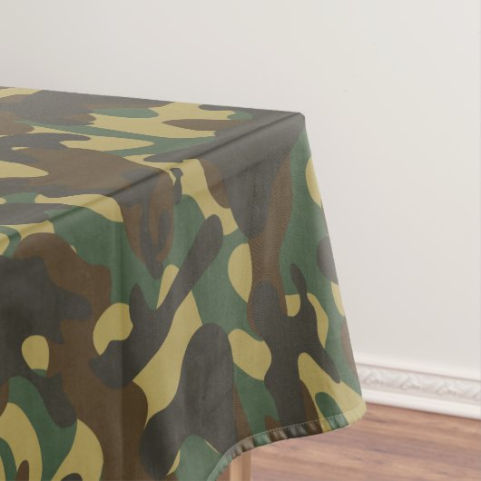 Bos camouflage tafelkleed (Voorbeeld)