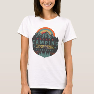Bos Camping Outdoor Avontuur T-shirt
