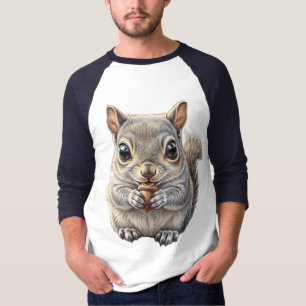 Bos charme Eekhoorn noot verzamelaar T-shirt