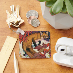  bos Creatures Red Fox Wilde Dier Sleutelhanger