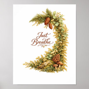Bos Dennenappel Botanische Muurposter Poster