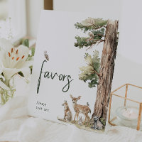 Bos Dieren Baby Shower Favoritietjes