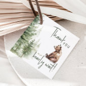 Bos dieren kunnen we nauwelijks wachten dank u bedankjes labels