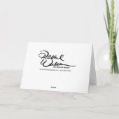 Bos dierlijke lege kaart (Achterkant)