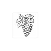 Bos druiven 1x1 rubberstempel (Afrduk)