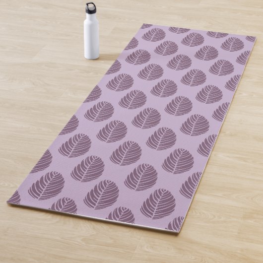 Bos Echo Lavendel Mist Stof Plum Yogamat (In situ)