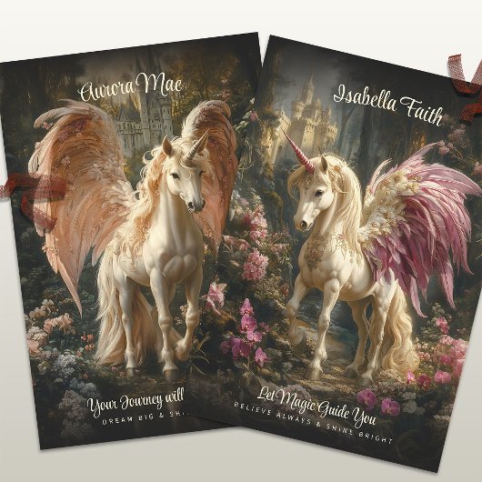  Bos Eenhoorn Magisch Sprookjesland Inpakpapier Vel