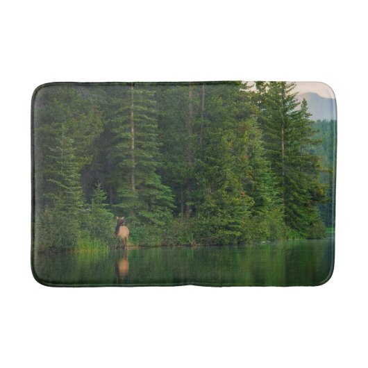 Bos | Elk in het nationale park Alberta Banff Badmat (Voorkant)