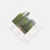 Bos- en bergscène servet (Hoek)