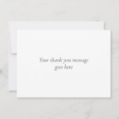 Bos Eucalyptus Bladeren Dank je wel Bedankkaart (Achterkant)