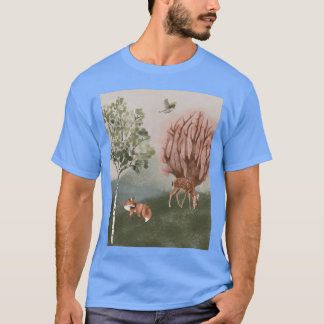 Bos Fo en vogelvrienden T-shirt