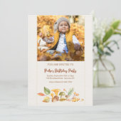 Bos Foto Uitnodiging (Staand voorkant)