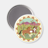 Bos Frolic Equestrian Magnet Magneet (Voorkant / Achterkant)
