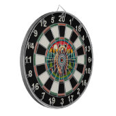 Bos Grizzly met Target Overlay Dartbord (Voorkant Links)