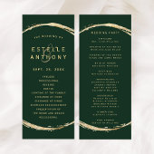 Bos Groen Rustieke Gouden Cirkel Ampersand Bruilof Programma