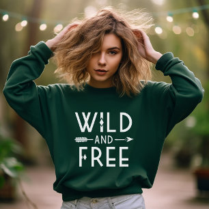 Bos Groen Wild en Gratis Trui
