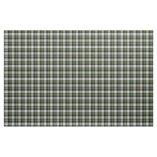 Bos Groen Zwart Wit Tartan Vierkanten Patroon Stof