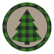 Bos Groene Buffel Plaid Border Kerstboom
