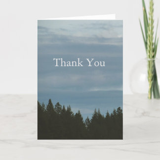 bos horizonkaart bedankkaart