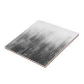 bos in mist tegeltje (Zijkant)