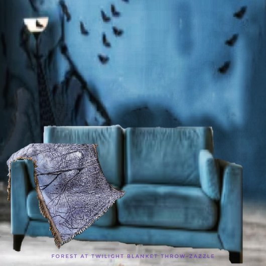 Bos in Twilight Deken