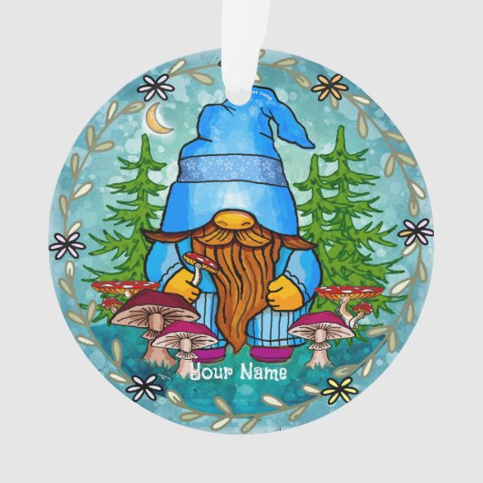 Bos kabouter ornament (voorkant)