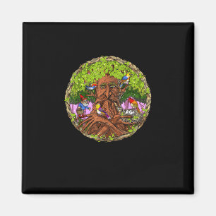 Bos kabouters Cottagecore Goblincore Fairycore Magneet